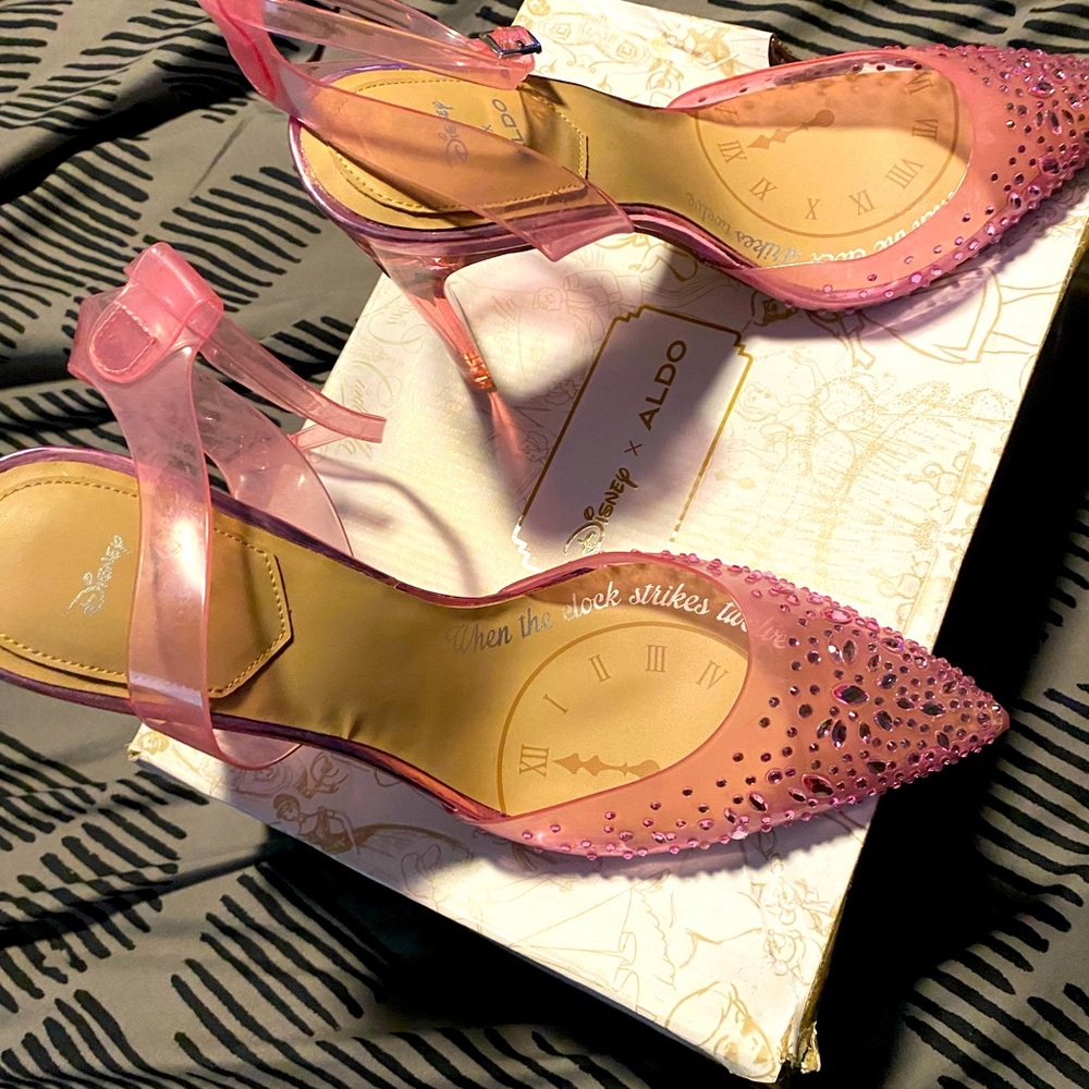 Disney x Aldo Pink Glass slipper